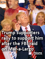 Supporters of former President Donald Trump marched to his Florida home of Mar-a-Lago to show support for the country's former leader following an unexpected FBI raid. Fans had cars decked out in pro-Trump stickers and signs, including ones that supported a 2024 presidential bid.  